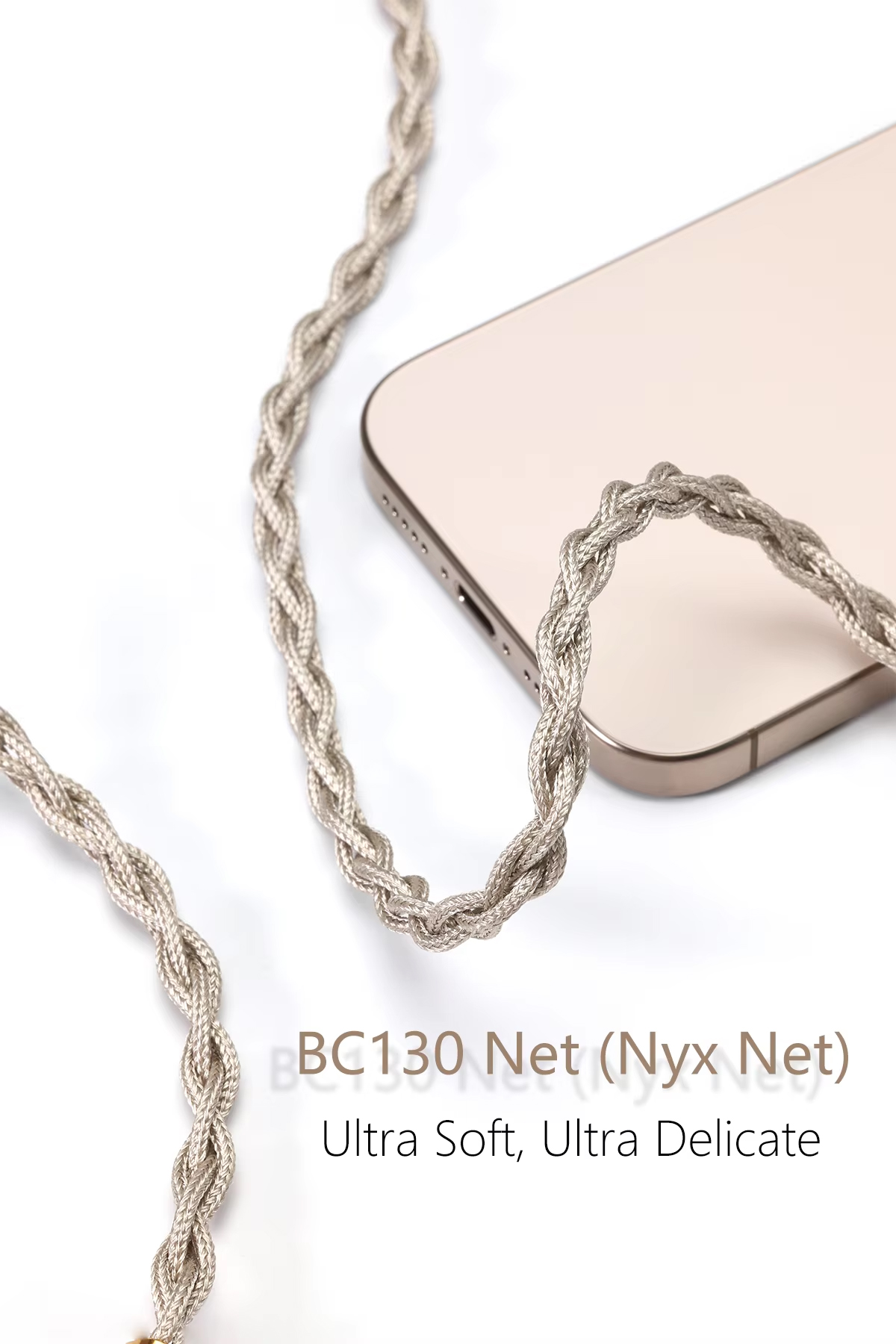 [PreOrder] DD BC130 (Nyx Net) สายอัพเกรดหูฟัง ความบริสุทธิ์สูง เปลี่ยนขั้วหูฟังได้ ประกันศูนย์ไทย