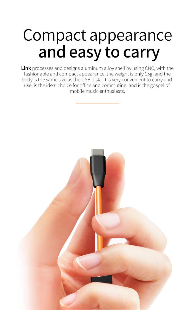 ขาย xDuoo Link สายแปลงหูฟัง 3.5 เป็น Type C รองรับ Hi-Res