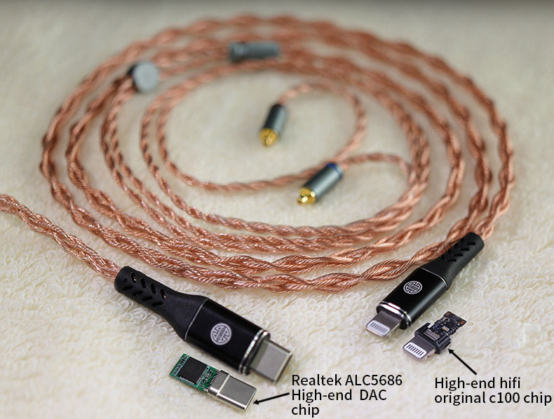 ขาย Hakugei Thor สายอัพเกรดหูฟัง 6N OCC Litz สำหรับหูฟัง