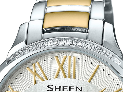 นาฬิกา คาสิโอ Casio SHEEN MULTI-HAND SHE-3058 series รุ่น SHE-3058SG-7A ของแท้ รับประกัน1ปี