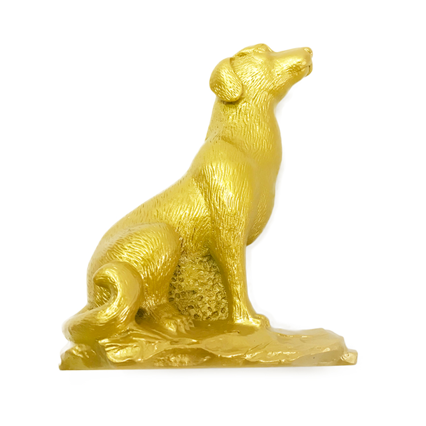 รูปปั้นปีจอ เรซิ่น สีทอง