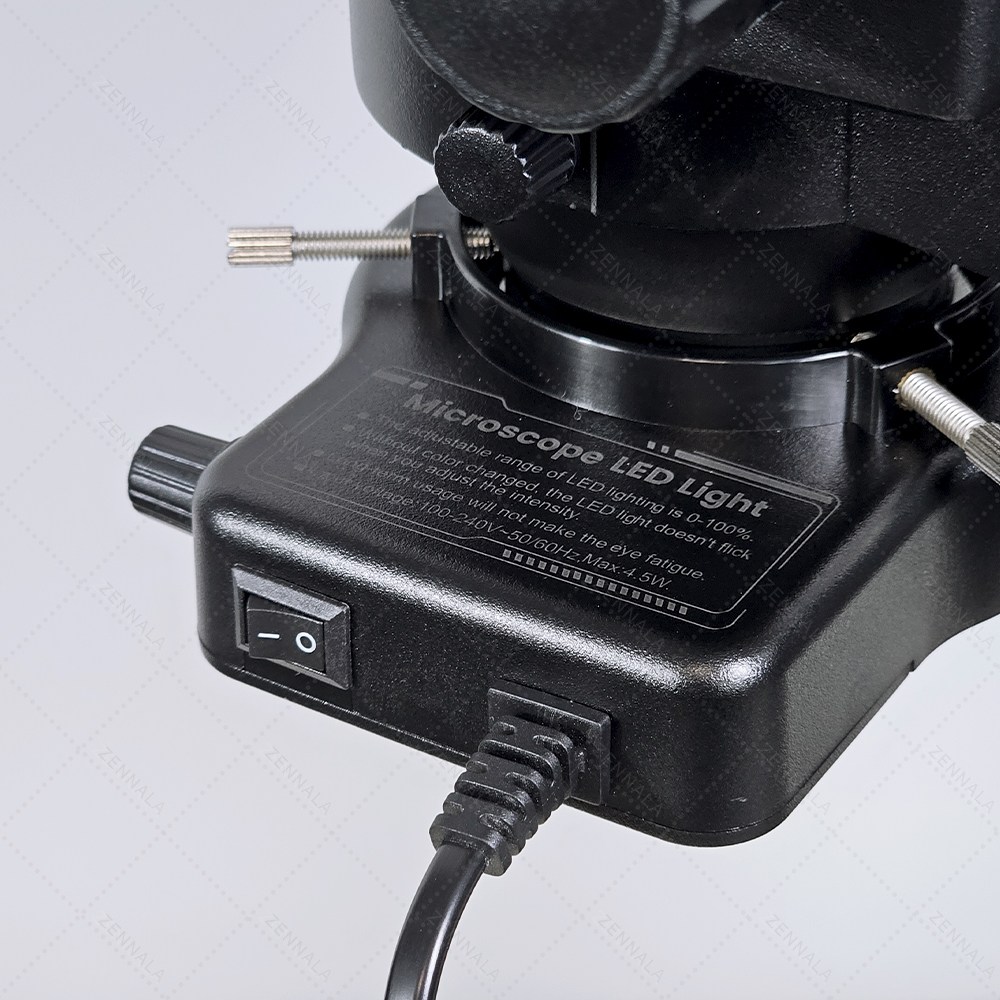 กล้องจุลทรรศน์ แบบมีแขน 360 องศา SANQTID trinocular stereo 7-45x กล้อง 2K รุ่น ZRA-45-2K