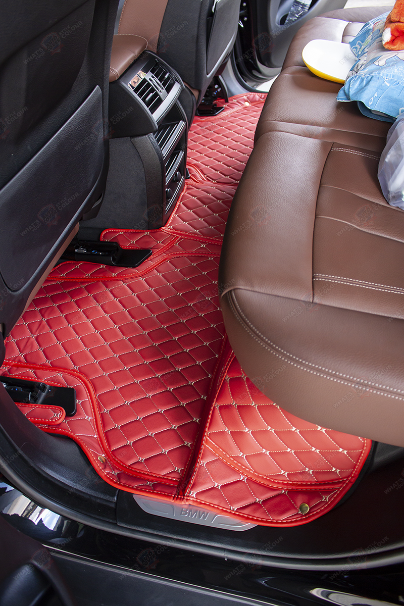พรมรถยนต์ 6D รถ BMW X 5 ตัวถัง F15 ชุดเต็มคันรวมแผ่นท้าย จำนวน 4 ชิ้น