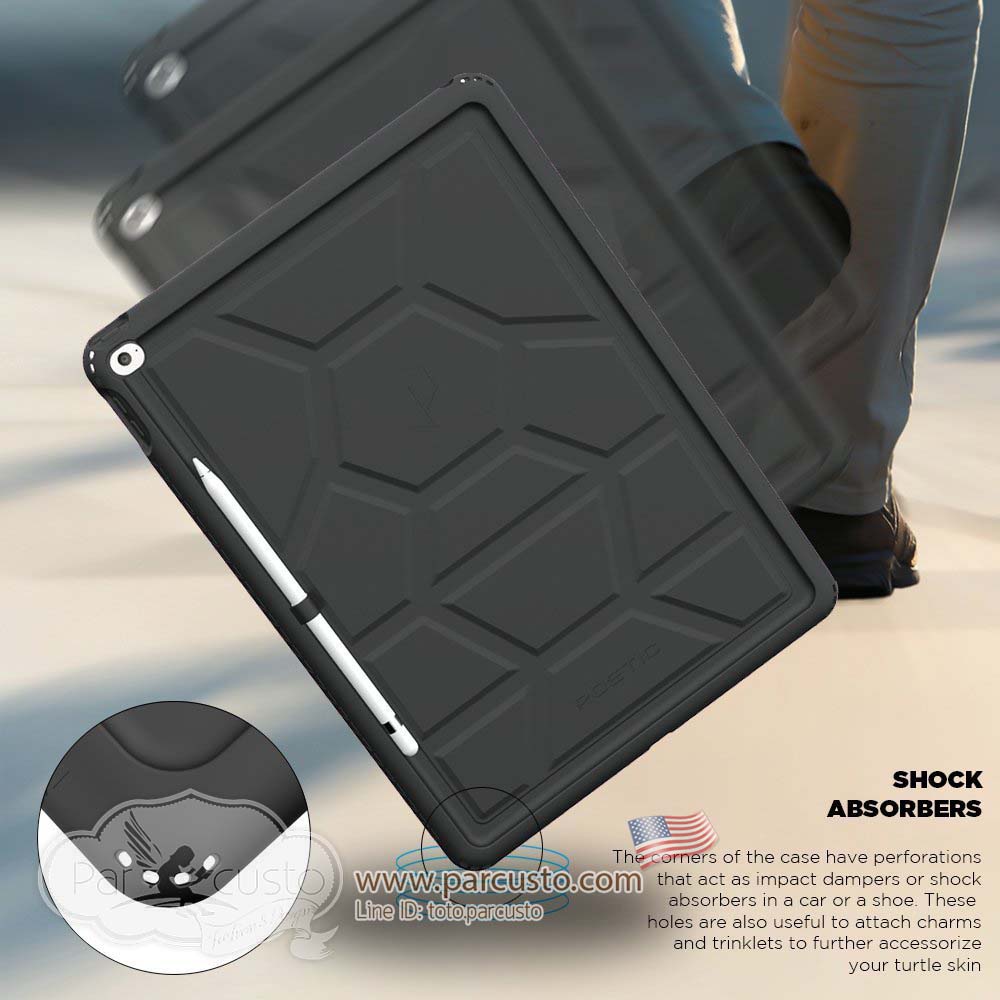 เคสกันกระแทก Apple iPad Pro [Turtle Skin Series] จาก Poetic [Pre-order USA]