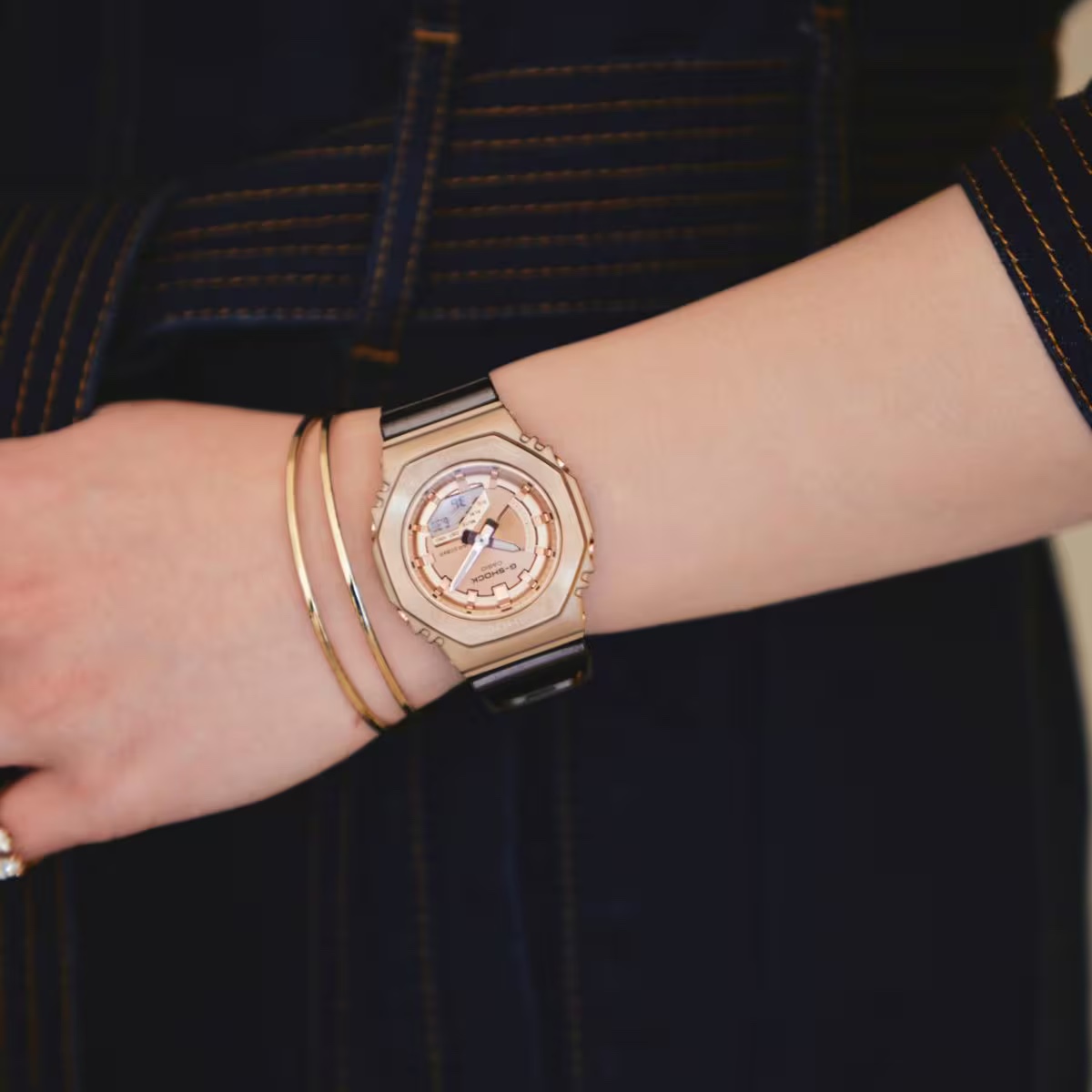 นาฬิกา Casio G-Shock Women ไซส์มินิ Metal Covered รุ่น GM-S2100CB-5A ของแท้ รับประกัน1ปี