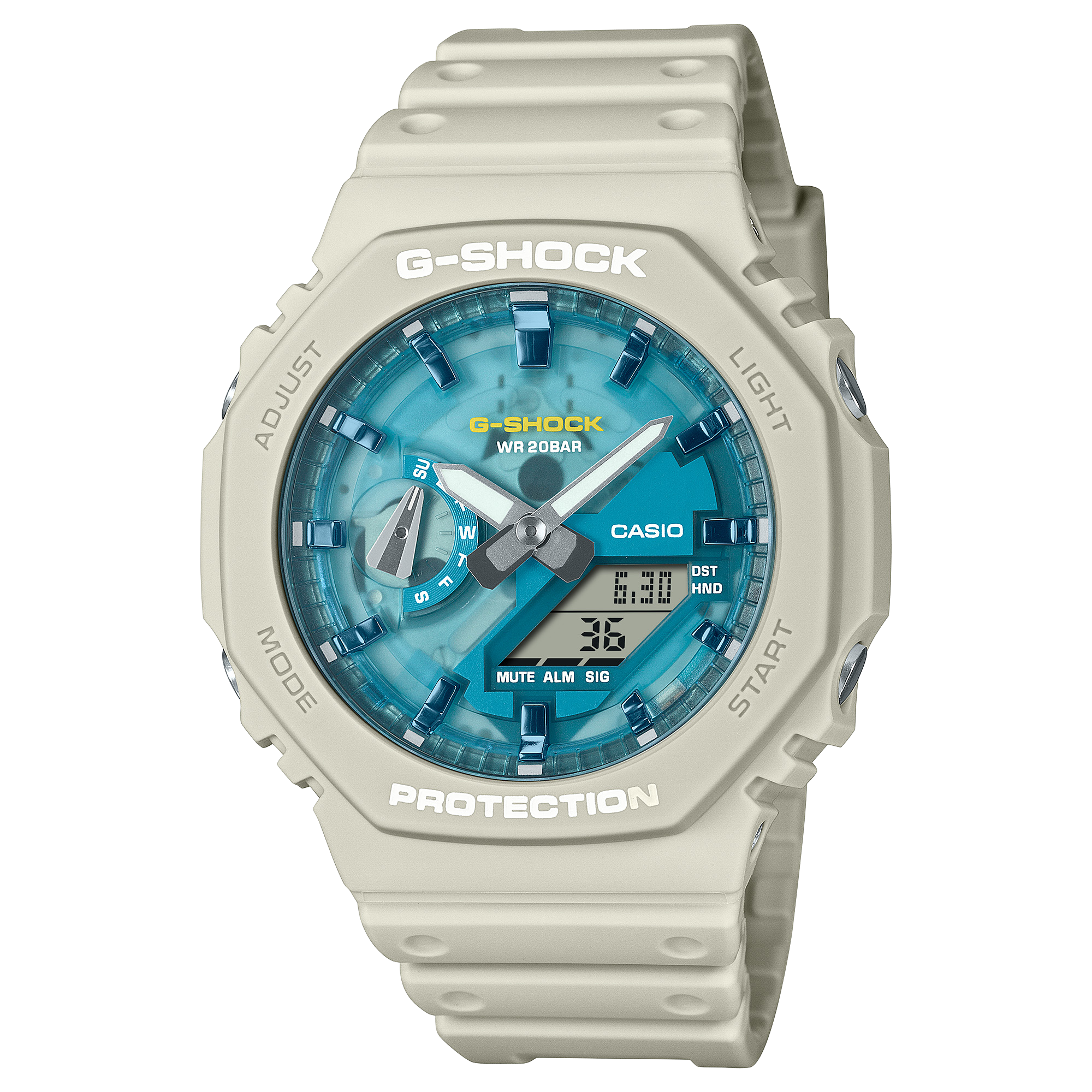 นาฬิกา Casio G-Shock Special Color OASIS series รุ่น GA-2100AS-5A ของแท้ รับประกัน1ปี