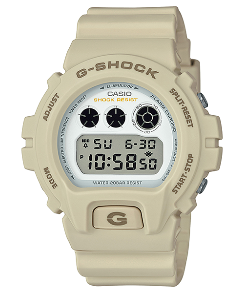 นาฬิกา Casio G-Shock Limited (Ecru) Sand Beige Militey color series รุ่น DW-6900EW-7 (ไม่วางขายในไทย) ของแท้ รับประกัน1ปี (นำเข้าJapan กล่องหนัง)