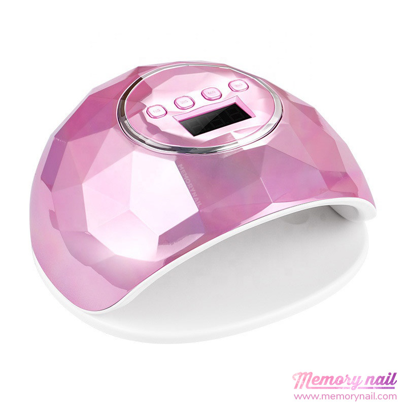 เครื่องอบเจล LED Aurora Lamp สีชมพูเงา 86w.