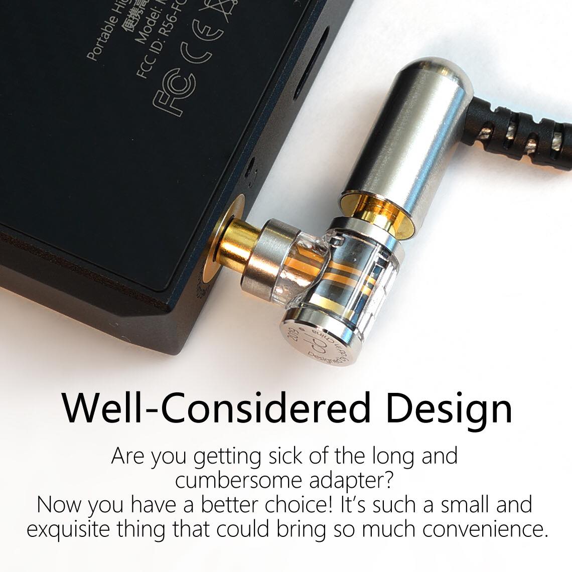 ขาย DD DJ35A แจ็คแปลงหูฟัง 2.5 balanced เป็น 3.5mm มาตรฐาน