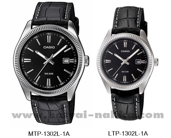 นาฬิกา คาสิโอ Casio SETคู่รัก รุ่น MTP-1302L-1A+LTP-1302L-1A ของแท้ รับประกัน 1 ปี