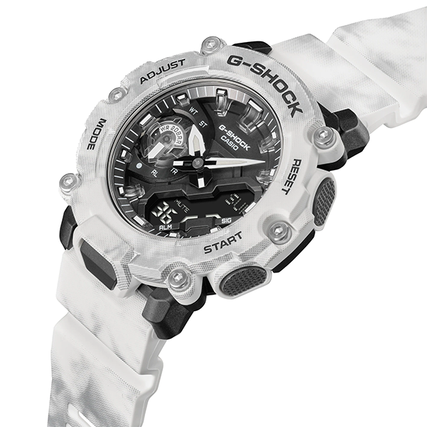 นาฬิกา Casio G-Shock Special Color GRUNGE SNOW CAMOUFLAGE series รุ่น GA-2200GC-7A ของแท้ รับประกัน1ปี
