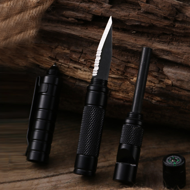 อุปกรณ์ป้องกันตัว advance tactical pen (+เข็มทิศ มีด จุดไฟ)