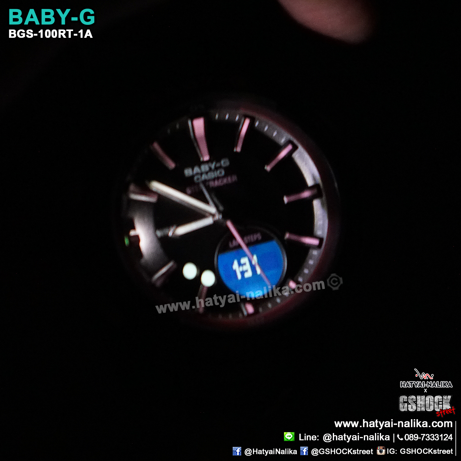 นาฬิกา Casio Baby-G for Running BGS-100RT Running Trendy series รุ่น BGS-100RT-1A ของแท้ รับประกัน1ปี