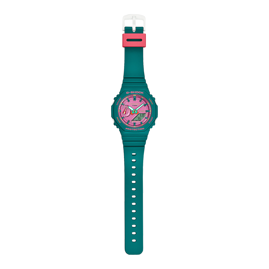 นาฬิกา Casio G-Shock Women ไซส์มินิ GMA-S2100BS Brighten Summer รุ่น GMA-S2100BS-3A ของแท้ รับประกัน1ปี