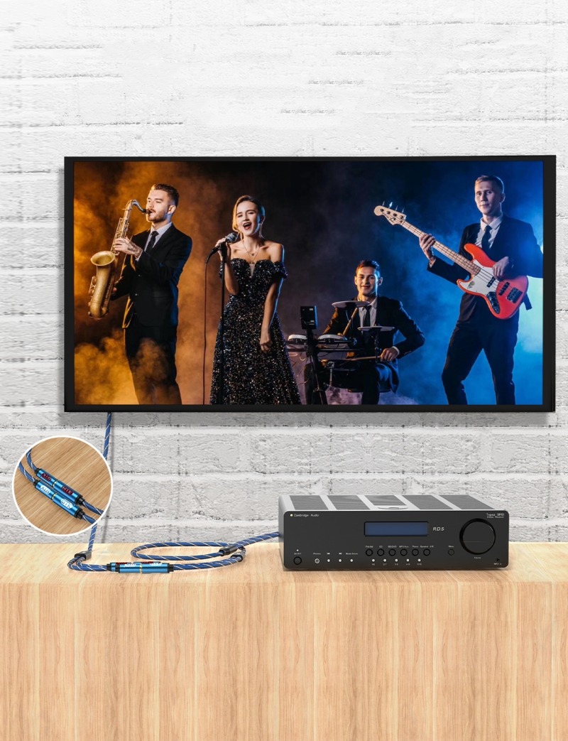 ERTK RCAExtension สายเพิ่มความยาวสำหรับสาย RCA ให้เสียงต้นฉบับที่ชัดเจน ประกันศูนย์ไทย