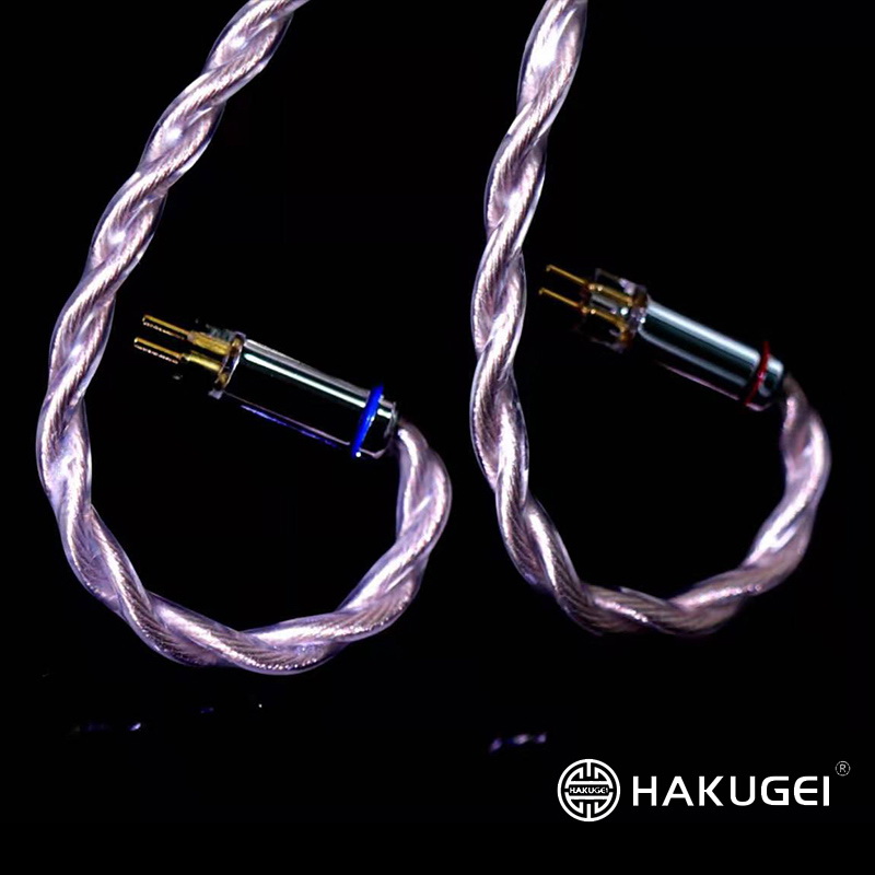 ขาย Hakugei Morning สายอัพเกรดหูฟัง 6N OCC ทองแดง+สายชุบเงิน แบบ Litz