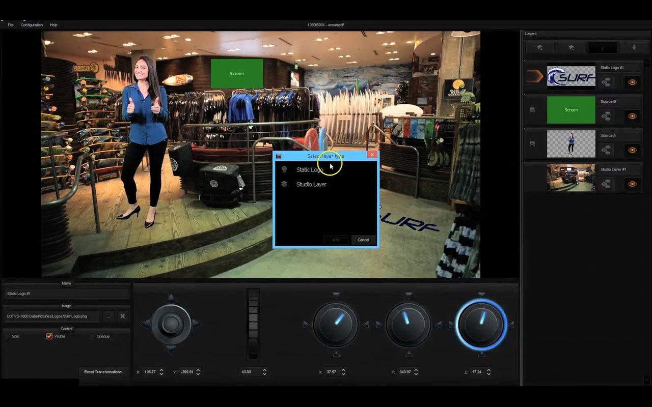 TVS-1200 Trackless Virtual Studio System - 2 SDI ราคาพิเศษ call