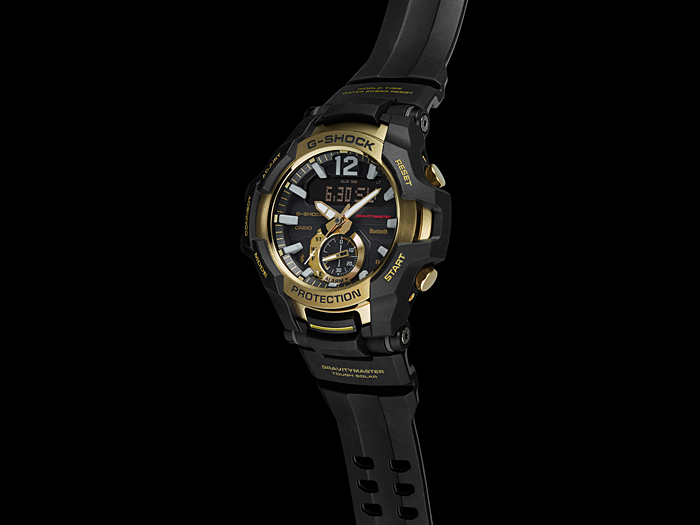 นาฬิกา Casio G-Shock นักบิน GRAVITYMASTER BLUETOOTH รุ่น GR-B100GB-1A ของแท้ รับประกัน1ปี