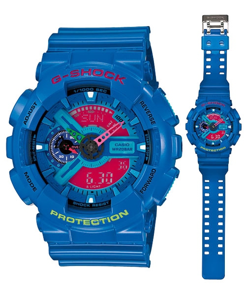 นาฬิกา คาสิโอ Casio G-Shock Standard Analog-Digital รุ่น GA-110HC-2A “Hyper Color” (CMG) หายาก