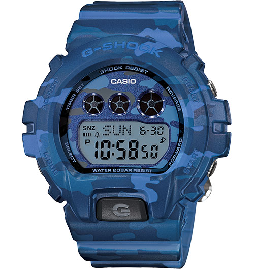 นาฬิกา คาสิโอ Casio G-Shock S-Series ลายพราง รุ่น GMD-S6900CF-2 (Europe) หายากมาก ไม่วางขายในไทย