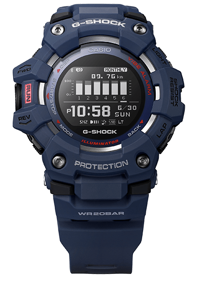 นาฬิกา Casio G-Shock G-SQUAD Step Tracker GBD-100 series รุ่น GBD-100-2 ของแท้ รับประกัน1ปี