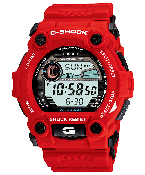 นาฬิกา คาสิโอ Casio G-Shock Standard digital รุ่น G-7900A-4DR " G-Rescue Red"