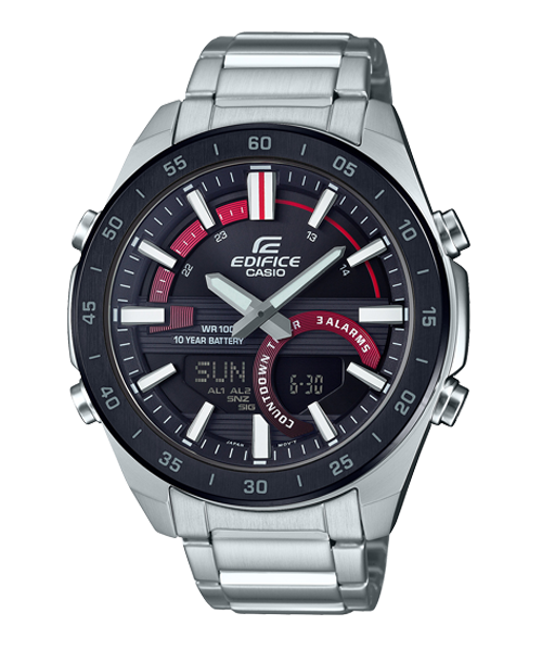 นาฬิกา Casio EDIFICE 2ระบบ Analog-Digital แบตเตอรี่10ปี ERA-120 series รุ่น ERA-120DB-1AV ของแท้ รับประกัน 1 ปี