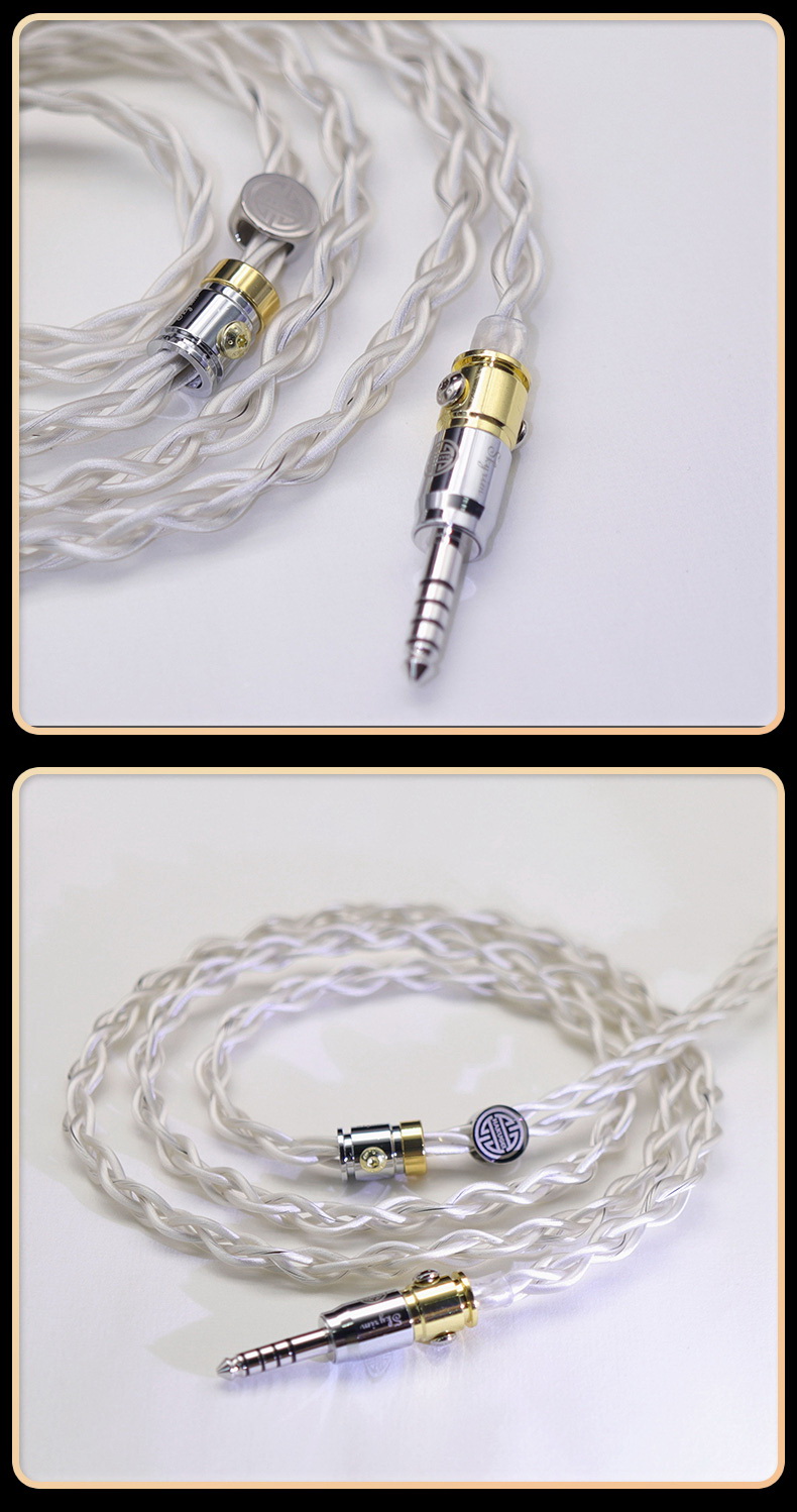 ขาย Hakugei Skyrim สายอัพเกรดหูฟัง 6N OCC Litz + Silver Litz