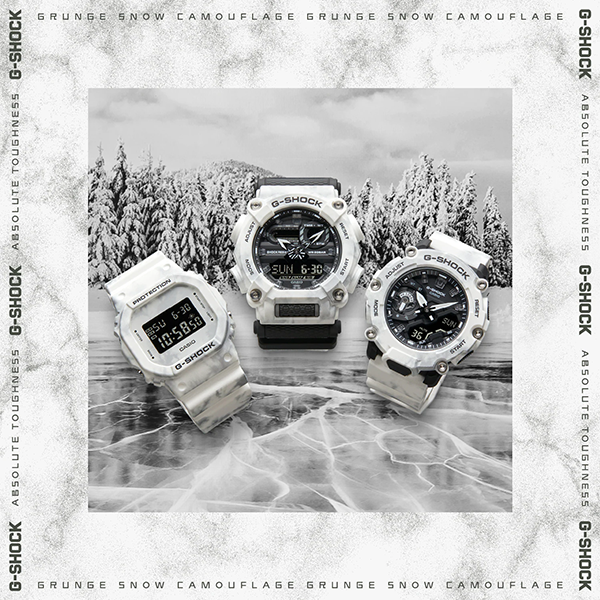 นาฬิกา Casio G-Shock Special Color GRUNGE SNOW CAMOUFLAGE series รุ่น GA-900GC-7A ของแท้ รับประกัน1ปี