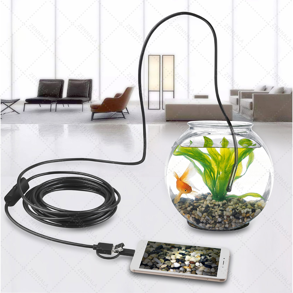 กล้องงู HD USB-android-type C 3IN1 (8 มิลิเมตร) สายยาว10เมตร รุ่น TC-10