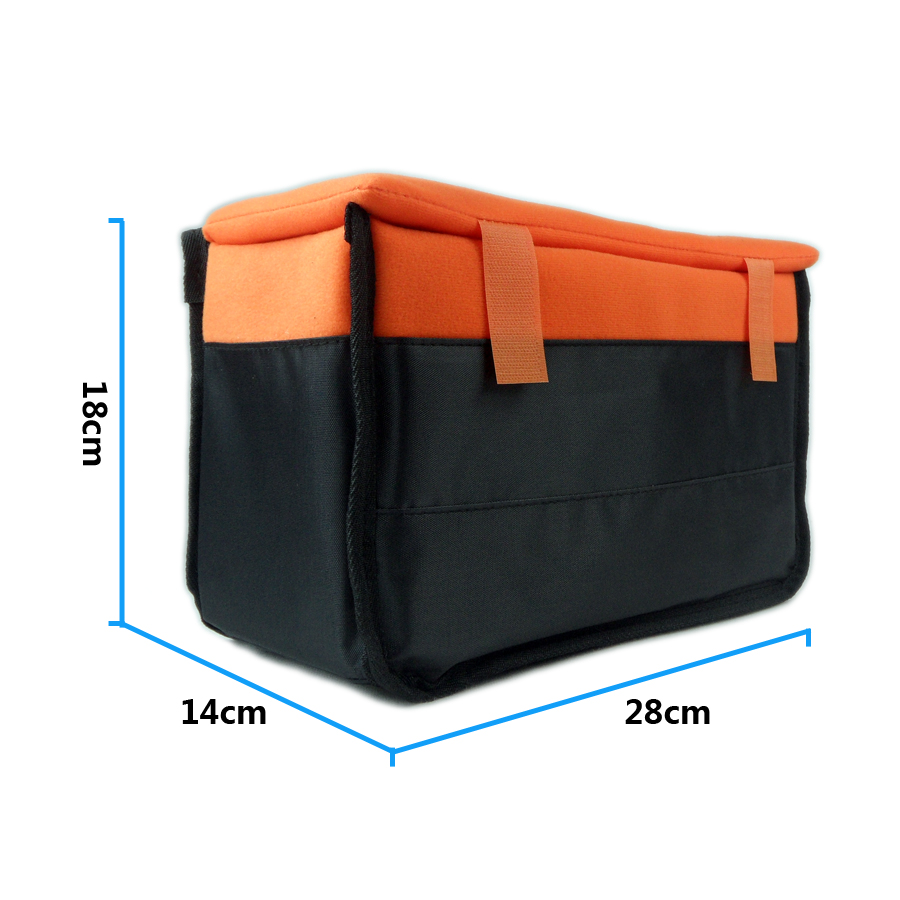 Camera Case Insert ตัวกันกระแทกด้านในกระเป๋ากล้อง DSLR Mirrorless รุ่นฝาปิดบน Two tone