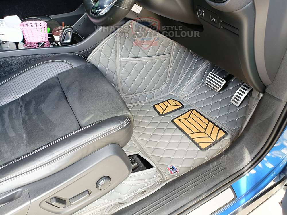 พรมปูพื้นรถยนต์ 6D รถ VOLVO XC40 ปี 2021-2026 ชุดภายในห้องโดยสาร จำนวน 3 ชิ้น