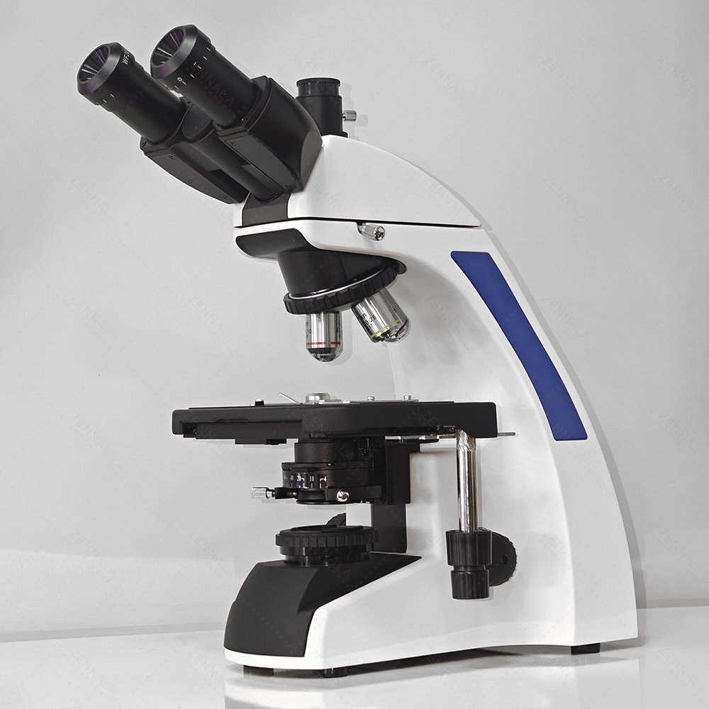 กล้องจุลทรรศน์ Trinocular 2000x ระบบ Infinity มีช่องต่อกล้อง ต่อจอเสริม รุ่น CM2000