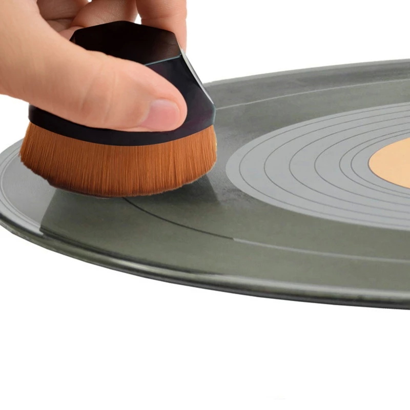 X-Tips Vinyl Brush Cleaner แปรงทําความสะอาดแผ่นเสียงไวนิล LP ป้องกันไฟฟ้าสถิตย์ ที่ดีที่สุด