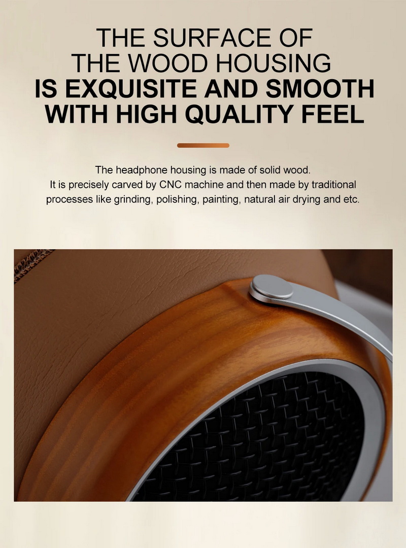 Sivga Luan หูฟัง Headphone ไดรเวอร์ไดนามิก ไดอะแฟรมชุบนิกเกิล ไม้แบบเปิดด้านหลัง ประกันศูนย์ไทย