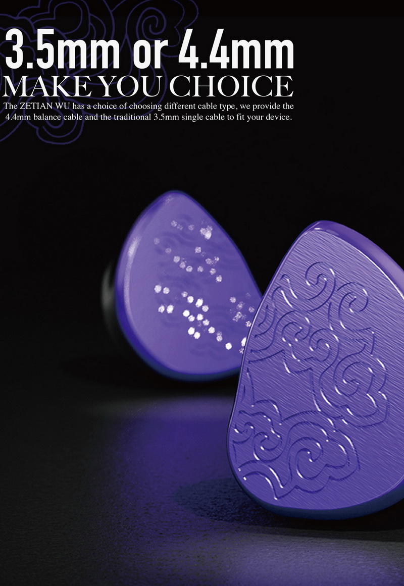 Tangzu ZeTian WU หูฟัง IEMs ไดรเวอร์ PLANAR 14.5 mm ประกันศูนย์ไทย