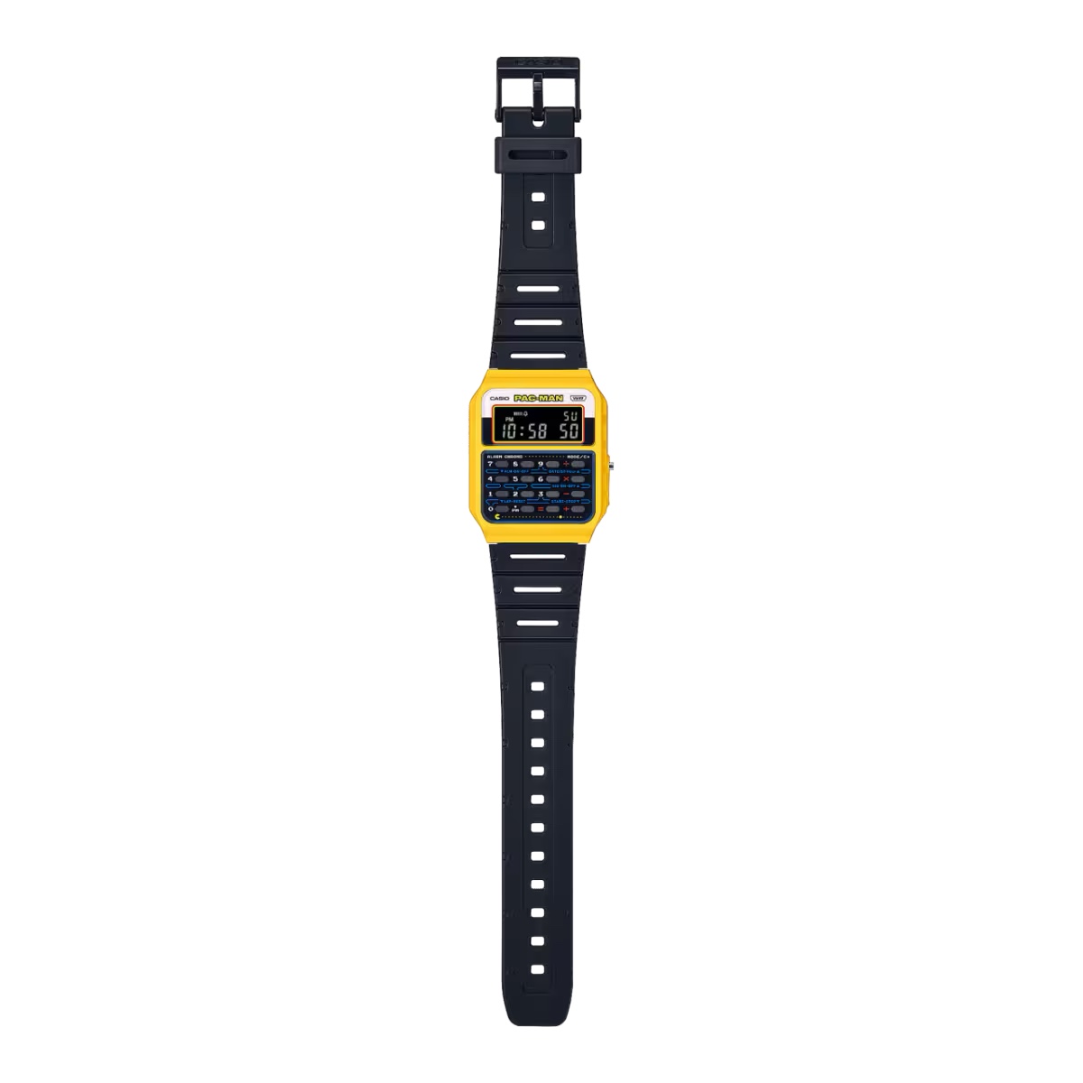 นาฬิกา คาสิโอ CASIO x PAC-MAN Limited Collaboration models รุ่น CA-53WPC-1B ของแท้ รับประกัน1ปี