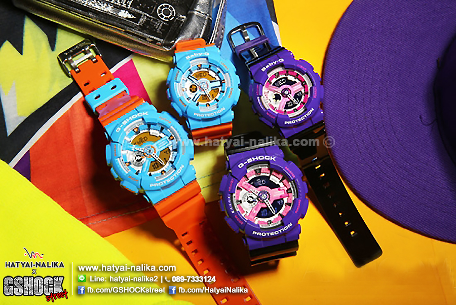 นาฬิกา Casio Baby-G Standard ANALOG-DIGITAL Neo Color series รุ่น BA-110NC-6A ของแท้ รับประกัน1ปี