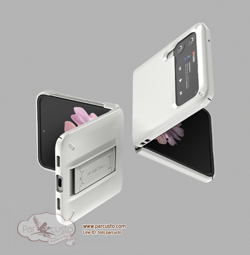 เคสกันกระแทก Samsung Galaxy Z Flip 3 [Quick Stand] จาก VRS [Pre-order]