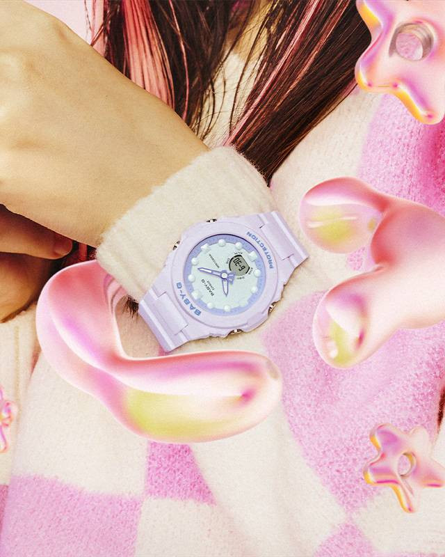 นาฬิกา Casio BABY-G Special Color Fantasy Holographic series รุ่น BGA-320FH-4A ของแท้ รับประกัน1ปี