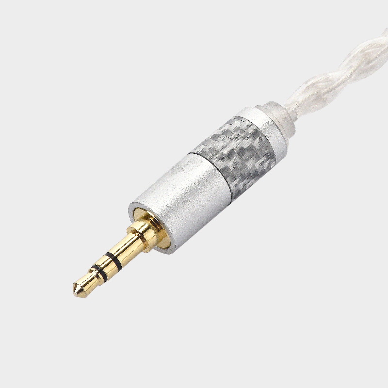 TFZ TC-9 สายอัพเกรดหูฟัง OFC+เงิน+ชุบเงิน หุ้มฉนวนใส 65P PVC สำหรับหูฟัง TFZ