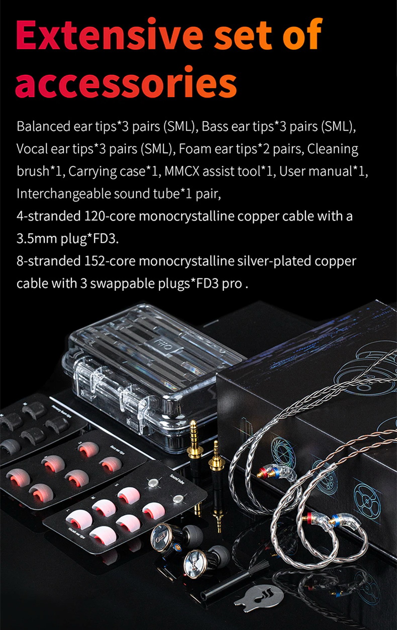 ขาย FiiO FD3 หูฟัง Dynamic DLC diamond diaphragm ระดับเรือธง