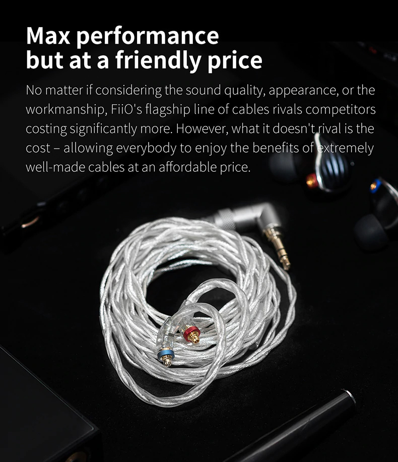 ขาย FiiO LC-4.4D สายอัพเกรดหูฟังขั้ว MMCX สำหรับ Shure/Westone/JVC/FiiO รุ่นใหม่ล่าสุด