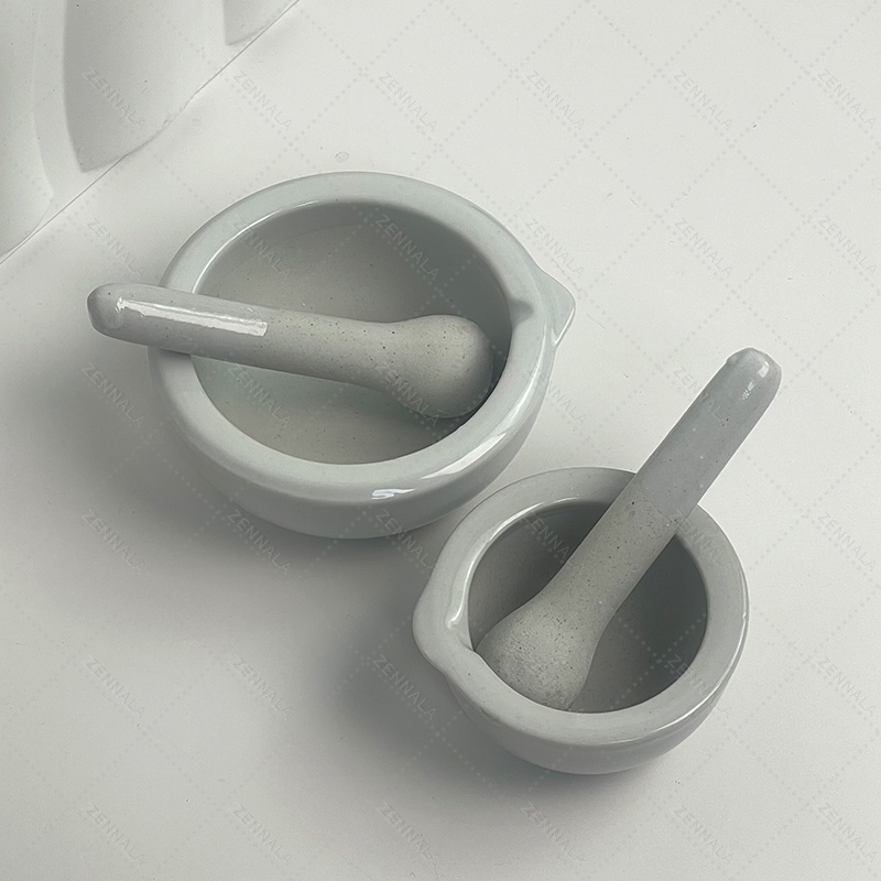 โกร่งบดยา พร้อมสากบดยา เซรามิก ( Mortar With Pestle )