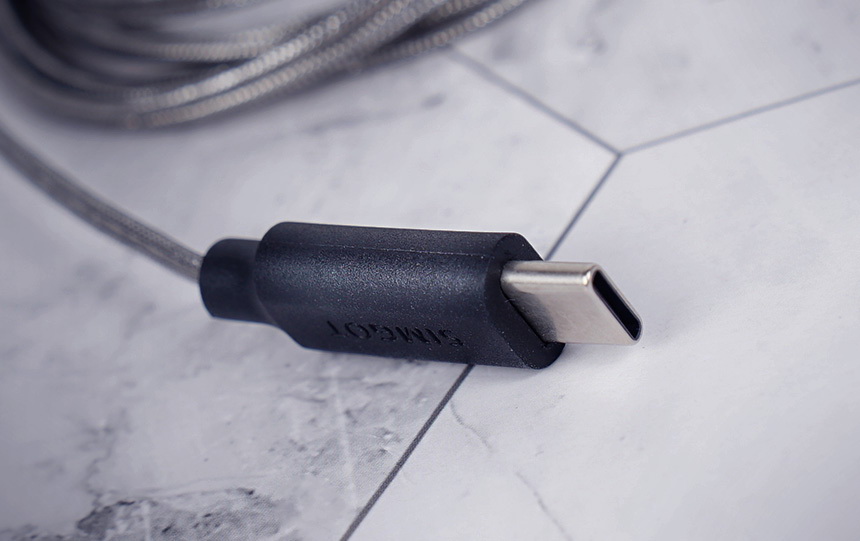 Simgot LC1T สายอัพเกรดหูฟังทองแดงหุ้มฉนวนเงิน DAC KT0211L ในตัว ขั้ว 2พิน0.78 ปลั้ก TypeC ประกันศูนย์ไทย