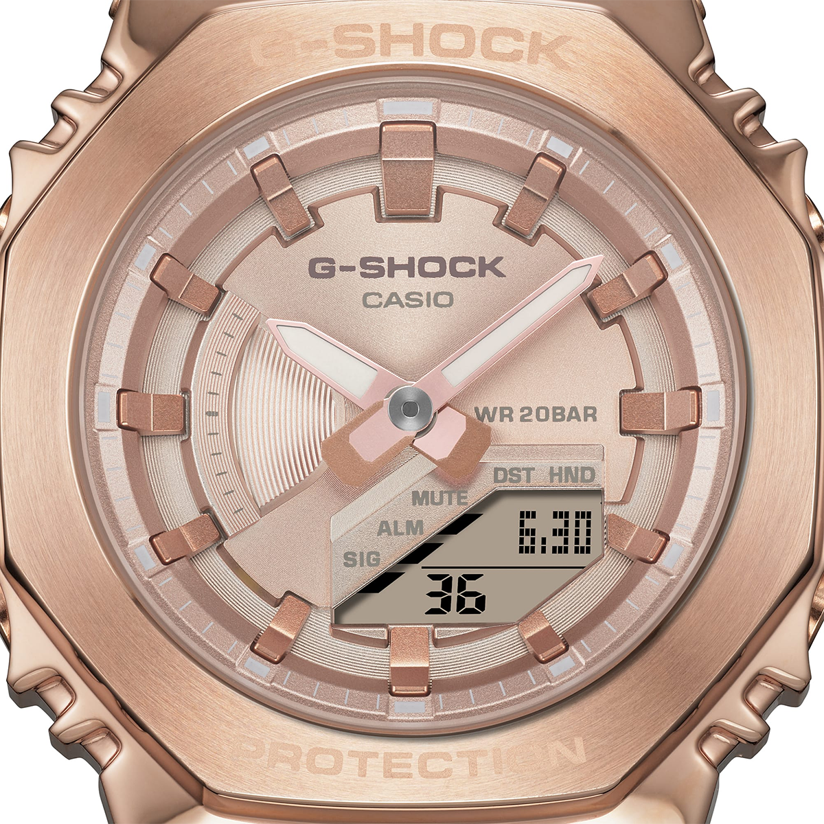 นาฬิกา Casio G-Shock Women ไซส์มินิ Metal Covered รุ่น GM-S2100PG-4A ของแท้ รับประกัน1ปี