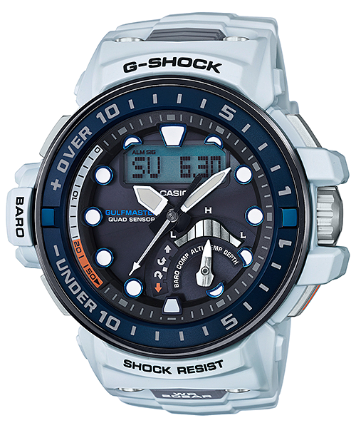นาฬิกา Casio G-Shock GULFMASTER Quad Sensor รุ่น GWN-Q1000-7A ของแท้ รับประกัน1ปี