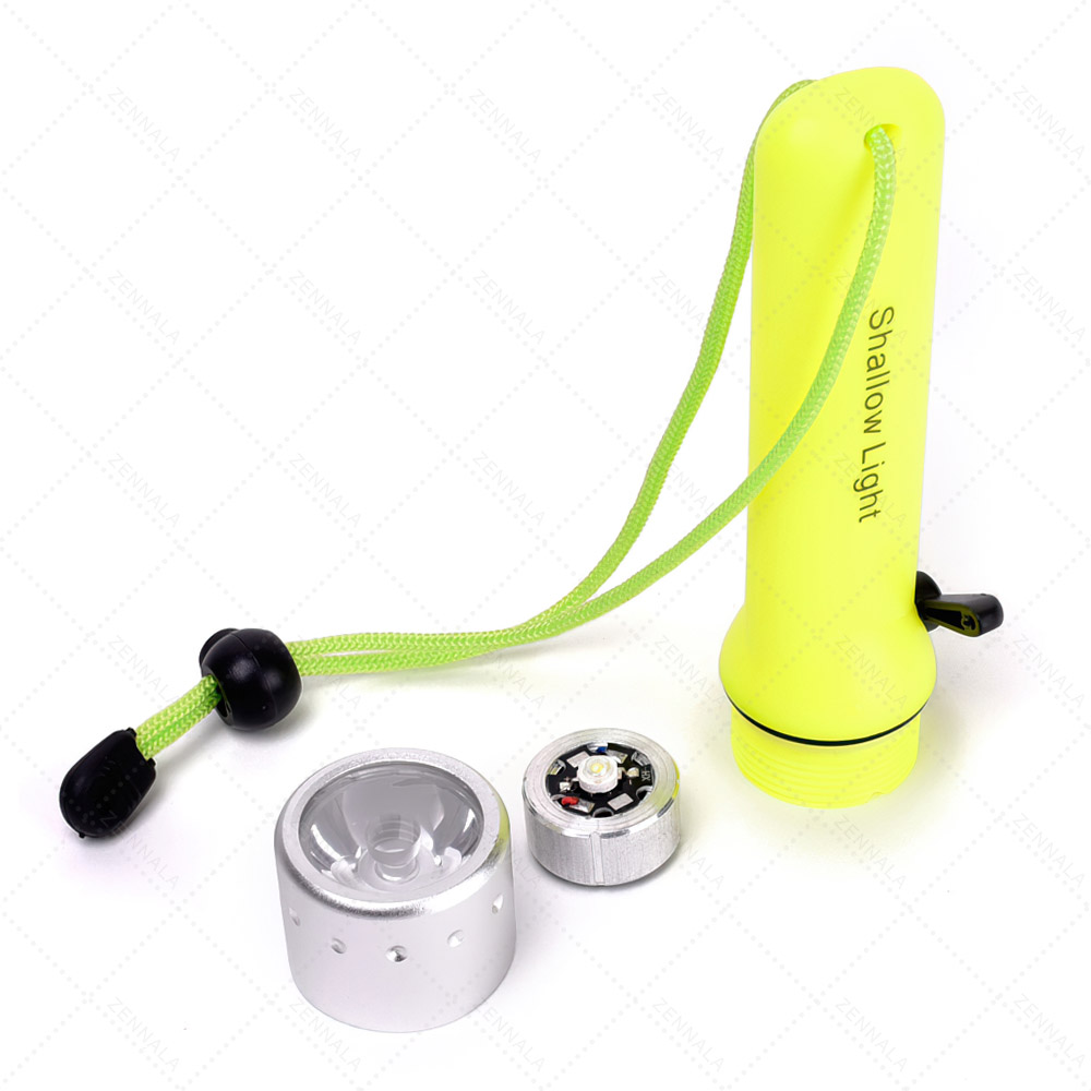 ไฟฉาย กันน้ำ ดำน้ำลึก 100 เมตร