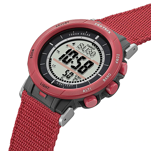 นาฬิกา คาสิโอ Casio PRO TREK PRG-30 Series รุ่น PRG-30B-4 สายผ้า ของแท้ รับประกัน 1 ปี