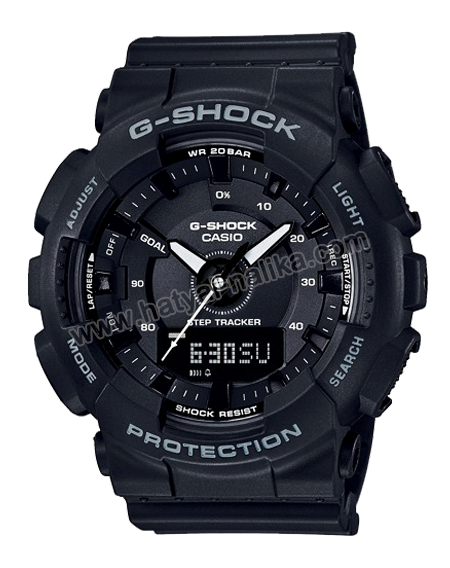 นาฬิกา Casio G-Shock มินิ S-Series GMA-S130 Step Tracker series รุ่น GMA-S130-1A (สีดำ) ของแท้ รับประกัน1ปี